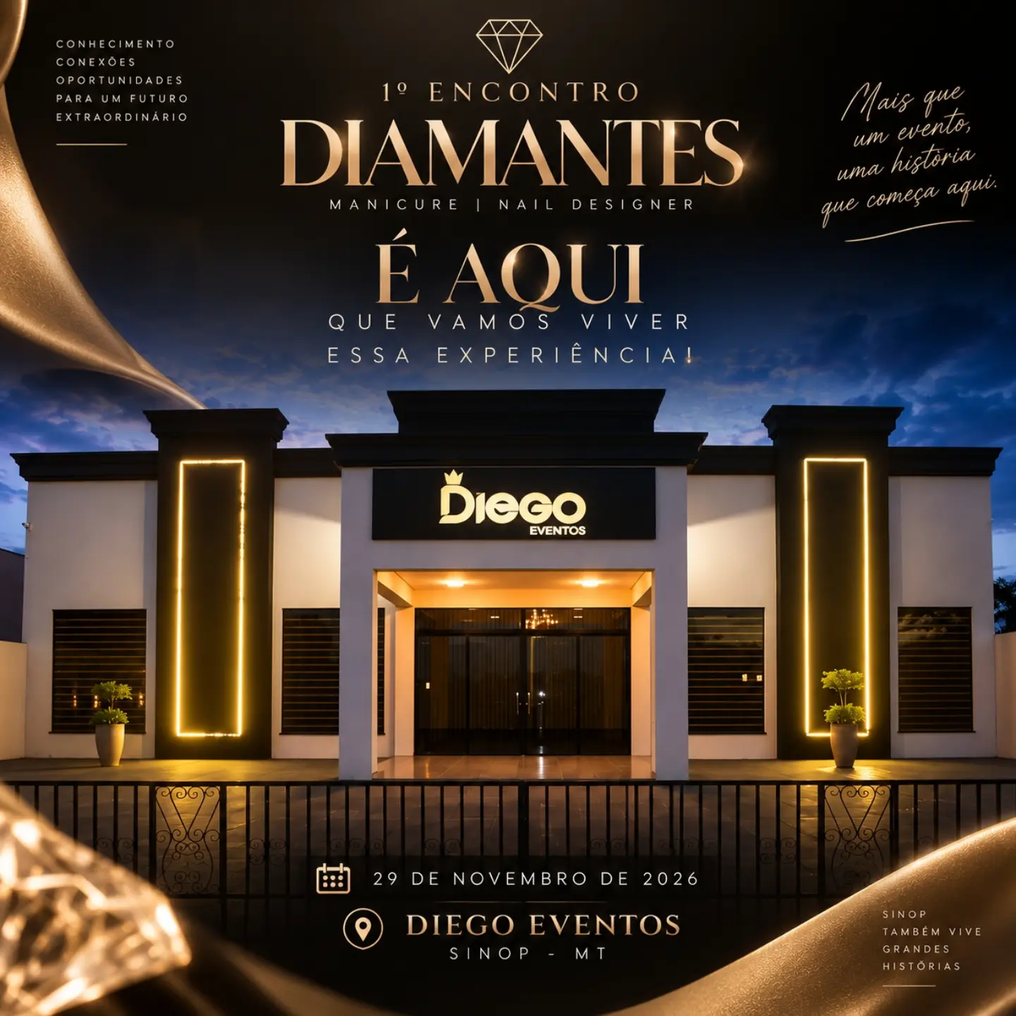 Fachada do Diego Eventos